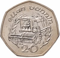 купить Остров Мэн 20 пенсов (pence) 1988