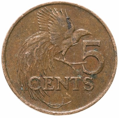 купить Тринидад и Тобаго 5 центов (cents) 1975-1976, случайная дата