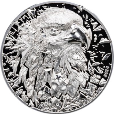 купить Острова Кука 20 долларов 2024 "Орел" в футляре, с сертификатом