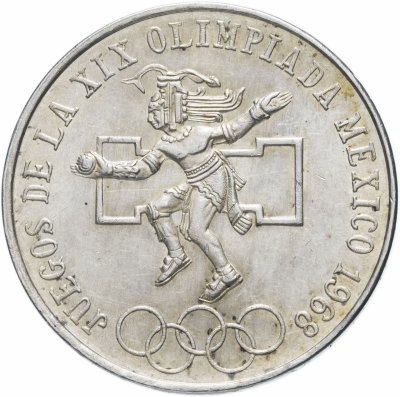 купить Мексика 25 песо 1968 "XIX летние олимпийские игры в Мехико"