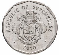 Купить Сейшелы 5 рупий (rupees) 2010