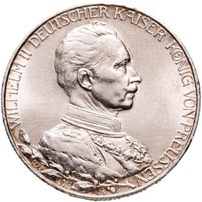 купить Германская империя (Пруссия) 2 марки 1913 "25 лет правления Вильгельма II"