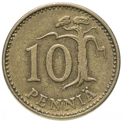 купить Финляндия 10 пенни 1964