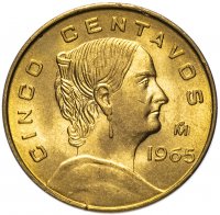 купить Мексика 5 сентаво (centavos) 1965