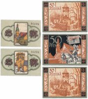 купить Германия (Бавария: Вунзидель) набор из 5 нотгельдов 1918