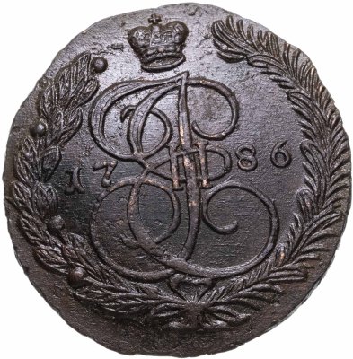 купить 5 копеек 1786 ЕМ