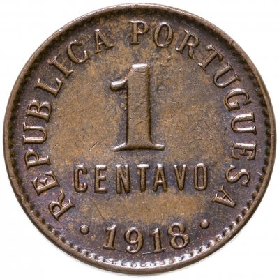 купить Португалия 1 сентаво (centavo) 1918