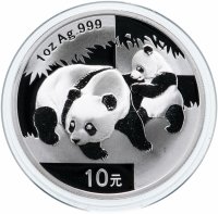 Купить Китай 10 юань 2008 "Панда"
