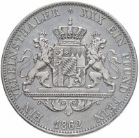 купить Бавария 1 талер 1862