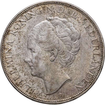 купить Нидерланды 2 1/2 гульдена (gulden) 1931