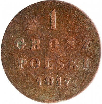 купить Для Польши 1 грош 1817 IB орёл образца 1817 года