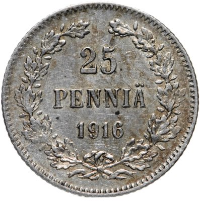 купить 25 пенни (pennia) 1916 S