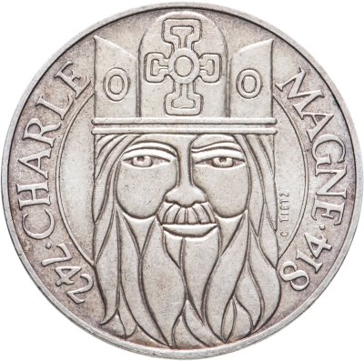 купить Франция 100 франков 1990 "Карл Великий"