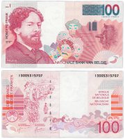 купить Бельгия 100 франков 1995-2001 (Pick 147)