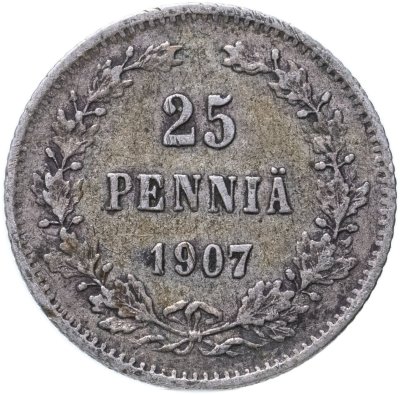 купить 25 пенни (pennia) 1907