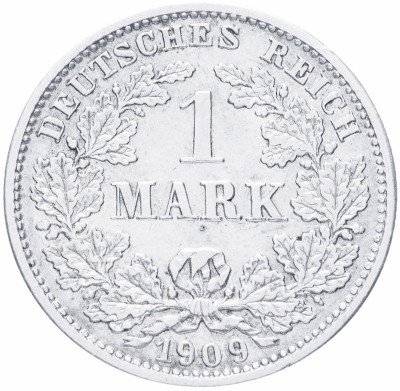 купить Германия 1 рейх марка 1909 "D"