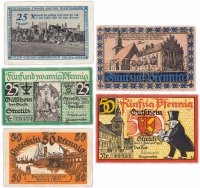 Купить Германия (разные земли) набор из 5 нотгельдов 1918-1922