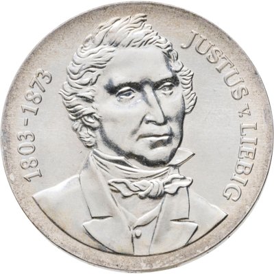 купить Германия (ГДР) 10 марок 1978 "175 лет со дня рождения Юстуса фон Либиха"