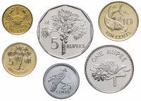 купить Сейшельские острова набор монет 2004-2007 (6 штук)
