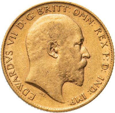 купить Великобритания 1/2 соверена (полсоверена, half sovereign) 1907