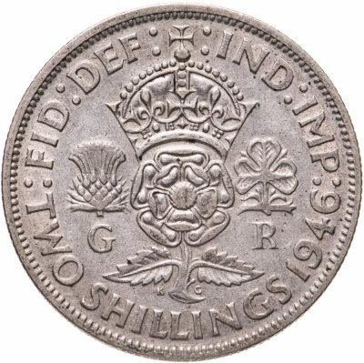 купить Великобритания 2 шиллинга (shillings) 1946