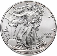 Купить США 1 доллар 2017 "Шагающая свобода"