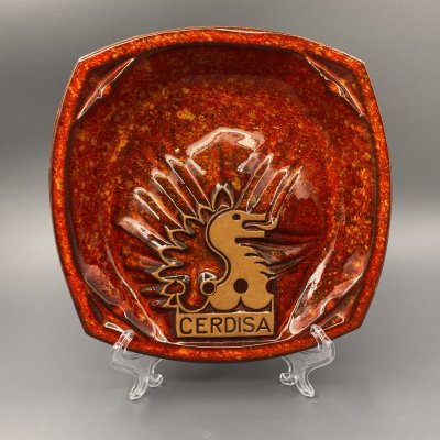 купить Пепельница квадратной формы Ceramica Vasaro Faenza, керамика, Италия, 1970-1980 гг.