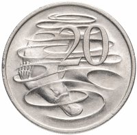 Купить Австралия 20 центов 1966-1984