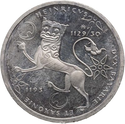 купить Германия 10 марок 1995 "800 лет со дня смерти Генриха Льва"