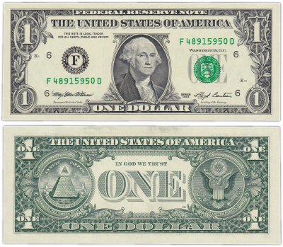 купить США 1 доллар 1993 (Pick 490a) F-Атланта