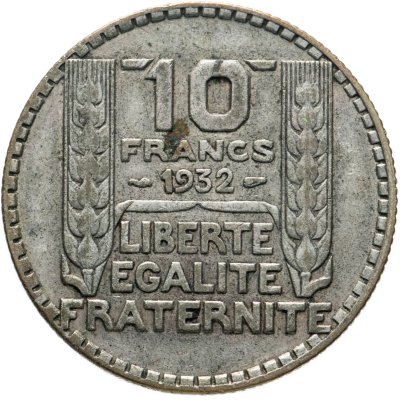 купить Франция 10 франков (francs) 1932