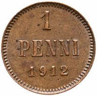 Купить 1 пенни (penny) 1912