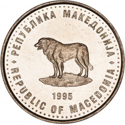купить Македония 1 динар 1995 FAO