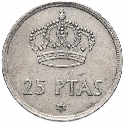 купить Испания 25 песет 1975-1984, случайная дата