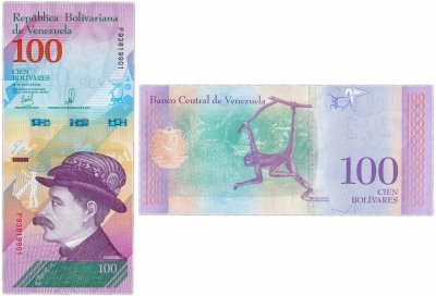 купить Венесуэла 100 боливар 2018 (Pick **) 18.05.2018