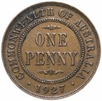 купить Австралия 1 пенни (penny) 1927