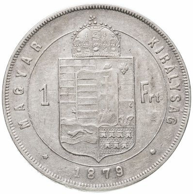 купить Австро-Венгрия 1 форинт (forint) 1879, монета для Венгрии