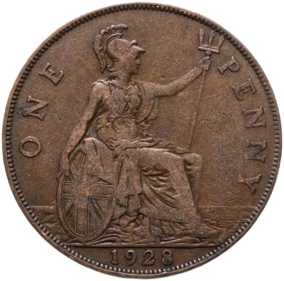 купить Великобритания 1 пенни (penny) 1928