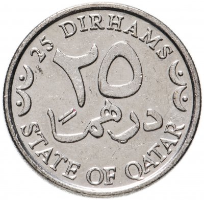 купить Катар 25 дирхамов (dirhams) 2008-2012, случайная дата