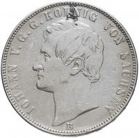 купить Саксония 1 талер 1863