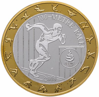 купить Северная Корея 30 вон (won) 2008 "Олимпиада в Пекине - бег на 100 метров"