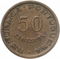 купить Ангола 50 сентаво (centavos) 1953-1961
