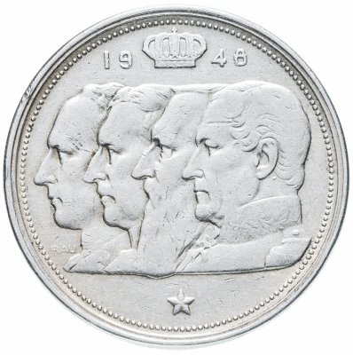купить Бельгия 100 франков (francs) 1948 (надпись на французском - BELGIQUE)