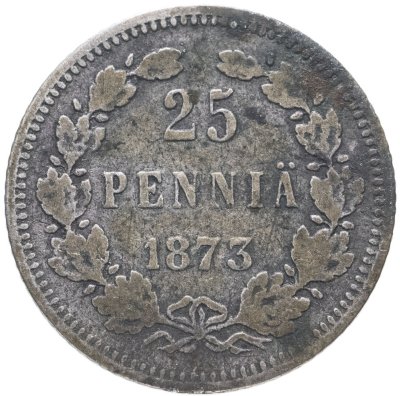 купить 25 пенни (pennia) 1873 S