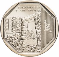 Купить Перу 1 новый соль 2013 "Богатство и гордость Перу - Тунанмарка"