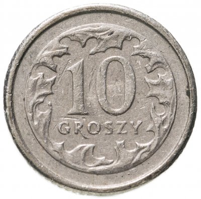 купить Польша 10 грошей (groszy) 1990-2016, случайная дата