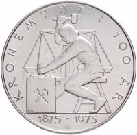 купить Норвегия 5 крон 1975 "100 лет кроне"