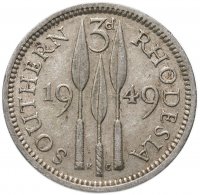 купить Южная Родезия 3 пенса (pence) 1949