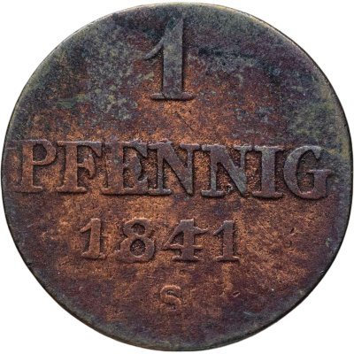 купить Германия, Ганновер 1 пфенниг 1841