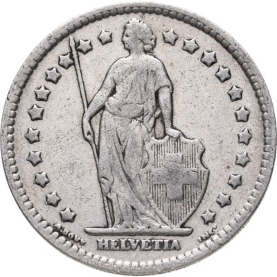 купить Швейцария 1 франк (franc) 1921